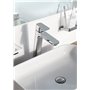 Mitigeur de lavabo | Mitigeur monocommande 10° Free | Robinet sans bonde | Hauteur 333 mm | Chrome | TD F 015 | RAVAK