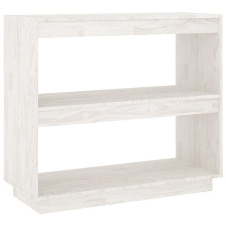 vidaXL Bois de Pin Massif Bibliothèque Etagère à Livres Armoire de Rangement Etagère sur Pied Meuble de Rangement Bureau Salon B