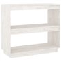 vidaXL Bois de Pin Massif Bibliothèque Etagère à Livres Armoire de Rangement Etagère sur Pied Meuble de Rangement Bureau Salon B