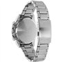 Casio Montre Quartz Homme 46.00mm avec Cadran Noir analogique et Bracelet en Bracelet en Acier Argent EFS-S620DB-1AVUEF
