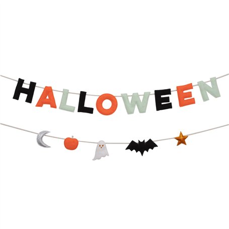 Meri Meri Guirlande en Feutre pour Halloween (Lot de 1)