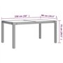 vidaXL Mobilier à Dîner de Jardin 5 pcs avec Coussins Ensemble de Salle à Manger Table et Chaises de Repas de Terrasse Patio Rés
