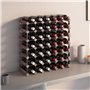 vidaXL Casier à Bouteilles pour 42 Bouteilles Porte-Bouteille Étagère à Vin Stockage Rangement Maison Intérieur Marron Bois Pin 