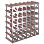 vidaXL Casier à Bouteilles pour 42 Bouteilles Porte-Bouteille Étagère à Vin Stockage Rangement Maison Intérieur Marron Bois Pin 