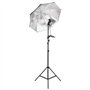 vidaXL Kit de Studio Photo avec Éclairage et Toile de Fond Lumière de Photographie Système de Fond Kit de Support de Fond Sac de