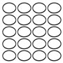 Create idea 20pcs Courroie de Lecteur DVD Optique Compatible avec Xbox 360/Slim Consoles Fixer Les Lecteurs Bloqués Anneau de Ce
