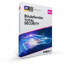 Bitdefender - Logiciel Total Security 2021 - 5 appareils - 1 an 47,99 €
