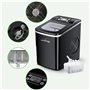 LEHMANN LHOIM-1222 Machine à glaçons 2l, 9 Glaçons en 6-12 Minutes, 2 Dimensions des Glacons, 12 kg/24h, Nettoyage Automatique, 