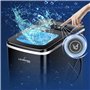 LEHMANN LHOIM-1222 Machine à glaçons 2l, 9 Glaçons en 6-12 Minutes, 2 Dimensions des Glacons, 12 kg/24h, Nettoyage Automatique, 