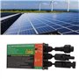Micro-onduleur Solaire 600W 230V Micro-onduleur Solaire étanche MPPT Onde Sinusoïdale Pure DC 18-50V Entrée Solaire Sortie AC 18