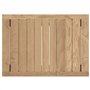 vidaXL Table d'Appoint de Salle de Bain, Table Basse avec Étagère, Meuble de Rangement Toilette Maison Intérieur, Bois de Teck S