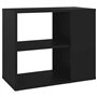 VidaXL Armoire latérale Noir 60x30x50 cm Aggloméré