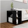 VidaXL Armoire latérale Noir 60x30x50 cm Aggloméré