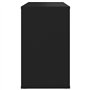 VidaXL Armoire latérale Noir 60x30x50 cm Aggloméré
