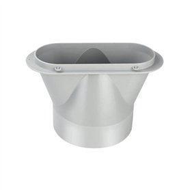 Micvtve Interface de Bouche Plate 130Mm AdaptéE de Kit de Tuyau D'éChappement de Climatiseur Portable