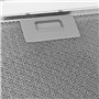 Hotte murale 60 cm Acier inoxydable et verre trempé Blanc