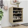 Armoire à chaussures Chêne sonoma 60x35x70 cm Aggloméré