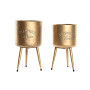 DKD Home Decor Set de Pots de Fleurs
