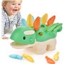 VORENUS Sensoriel Jouet Dinosaure Montessori 1 an