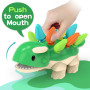 VORENUS Sensoriel Jouet Dinosaure Montessori 1 an, Eveil Motricité Fine Jeu Éducatif pour Bébé 12 18 Mois, Pâques Cadeau Enfant 