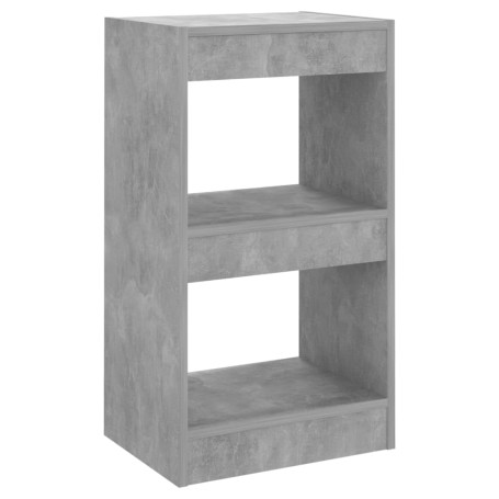 vidaXL Libreria/Divisorio Grigio Cemento 40x30x72 cm