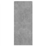 vidaXL Libreria/Divisorio Grigio Cemento 40x30x72 cm