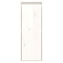 vidaXL Pensile Bianco 30x30x80 cm in Legno Massello di Pino
