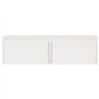 Armoires murales 2 pcs Blanc 60x30x35 cm Bois de pin massif
