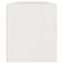 Armoires murales 2 pcs Blanc 60x30x35 cm Bois de pin massif