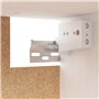 Armoires murales 2 pcs Blanc 60x30x35 cm Bois de pin massif
