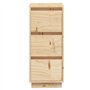 Credenze 2 pz 32x34x75 cm in Legno Massello di Pino