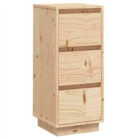 vidaXL Buffet Armoire de Rangement Organisateur de Maison Meuble de Rangement Armoire de Salon Intérieur 32x34x75 cm Bois Massif