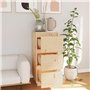 vidaXL Buffet Armoire de Rangement Organisateur de Maison Meuble de Rangement Armoire de Salon Intérieur 32x34x75 cm Bois Massif