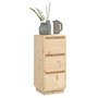 vidaXL Buffet Armoire de Rangement Organisateur de Maison Meuble de Rangement Armoire de Salon Intérieur 32x34x75 cm Bois Massif