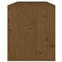 vidaXL Pensile Marrone Miele 80x30x35 cm in Legno Massello di Pino