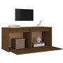 vidaXL Pensile Marrone Miele 80x30x35 cm in Legno Massello di Pino