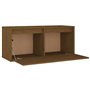 vidaXL Pensile Marrone Miele 80x30x35 cm in Legno Massello di Pino
