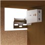vidaXL Pensile Marrone Miele 80x30x35 cm in Legno Massello di Pino