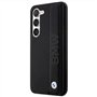 Coque pour BMW BMHCS23S22RDPK S23 S911 Noir Étui rigide en cuir texturé et rayé