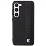 Coque pour BMW BMHCS23S22RDPK S23 S911 Noir Étui rigide en cuir texturé et rayé