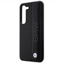 Coque pour BMW BMHCS23S22RDPK S23 S911 Noir Étui rigide en cuir texturé et rayé