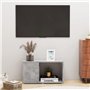 Meuble TV Gris béton 60x24x32 cm Aggloméré