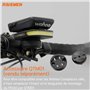 RAVEMEN FR160 Éclairage de Vélo pour Diurne Compatible avec Garmin/Wahoo/iGPSPORT/COOSPO Compteurs Vélo,6 Modes Compteurs/GPS Vé