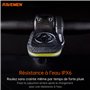RAVEMEN FR160 Éclairage de Vélo pour Diurne Compatible avec Garmin/Wahoo/iGPSPORT/COOSPO Compteurs Vélo,6 Modes Compteurs/GPS Vé
