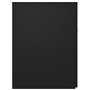 vidaXL Armadietto da Farmacia Nero 20x45,5x60 cm in Truciolato