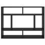 vidaXL Scaffale a Parete Nero 75x16x55 cm in Truciolato