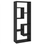 vidaXL Scaffale a Parete Nero 36x16x90 cm in Truciolato