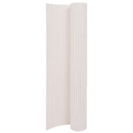 Clôture de jardin double face 110x300 cm Blanc