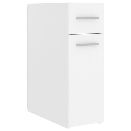 vidaXL Armadietto da Farmacia Bianco 20x45