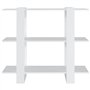 Libreria/Divisorio Bianco 100x30x87 cm